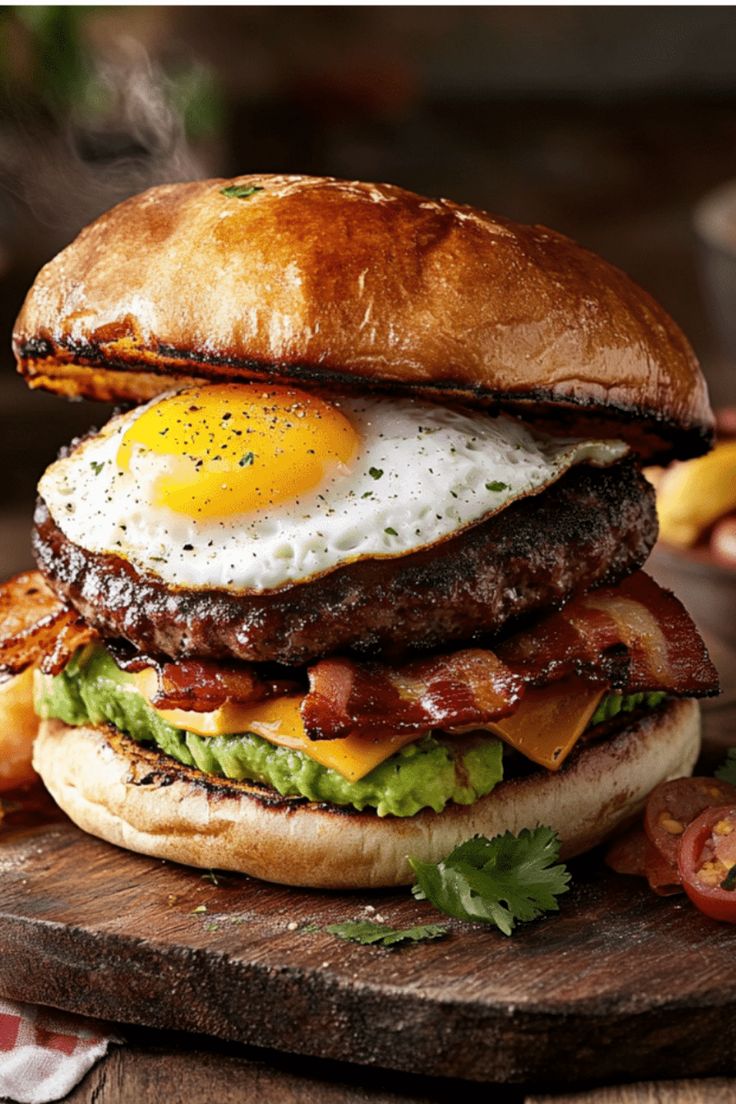 Hamburguesa con palta